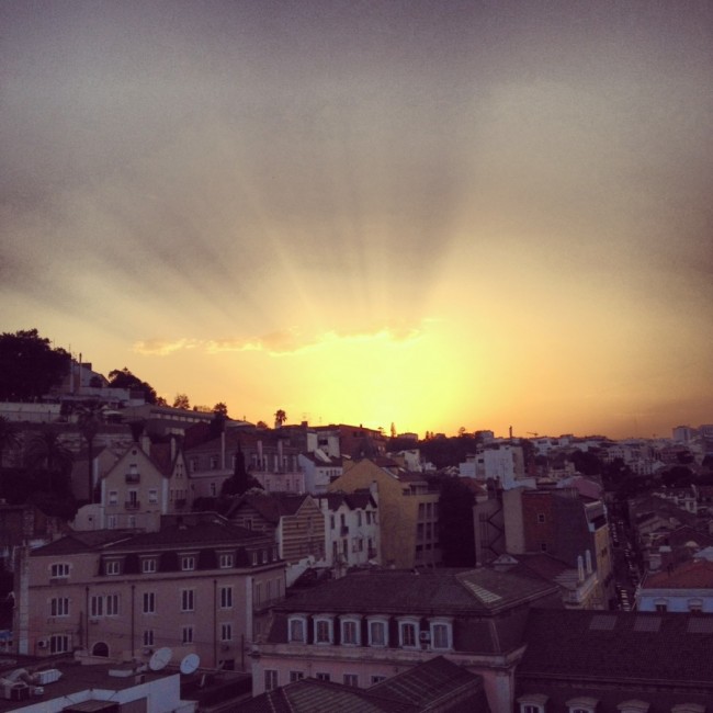 Sunset over Lisboa