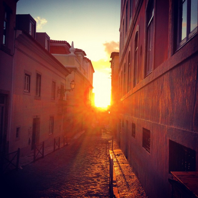 Lisboa - Sunset in Bairro Alto by Joakim Lund