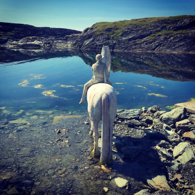 The Rising Tide, by British sculptor Jason deCaires Taylor. Photos by Joakim Lund