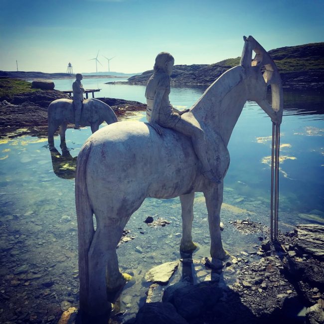 The Rising Tide, by British sculptor Jason deCaires Taylor. Photos by Joakim Lund