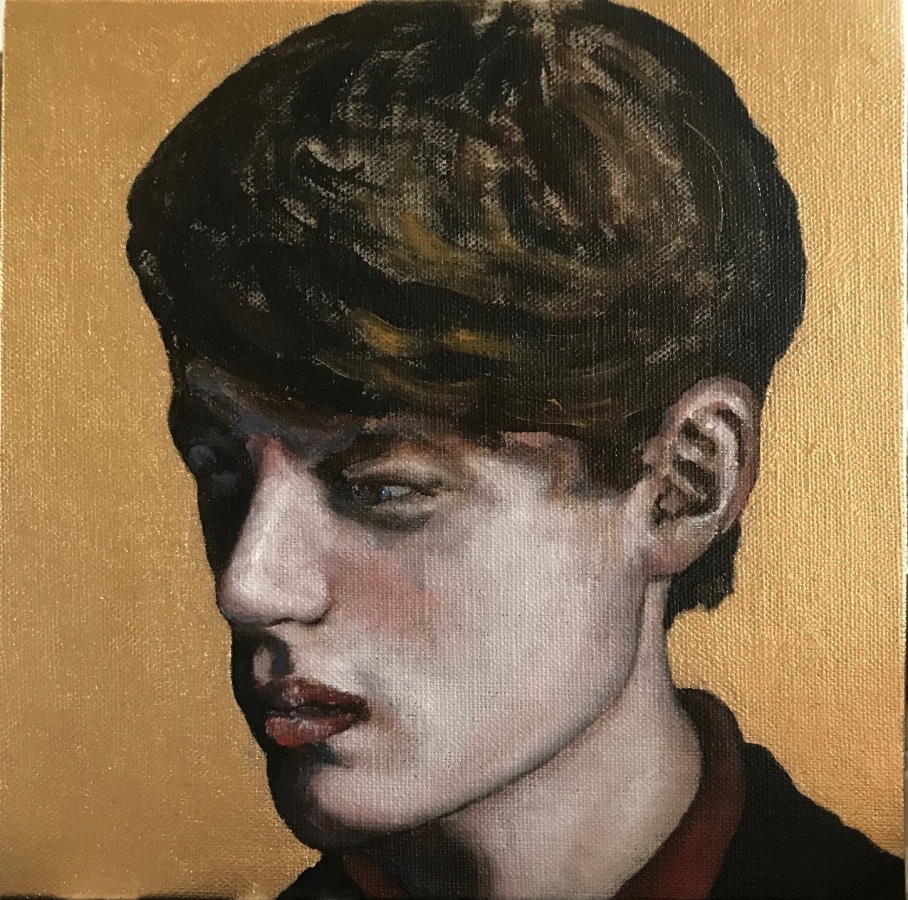 ICONIC YOUTH I - 2019. Oil on canvas by Joakim Lund