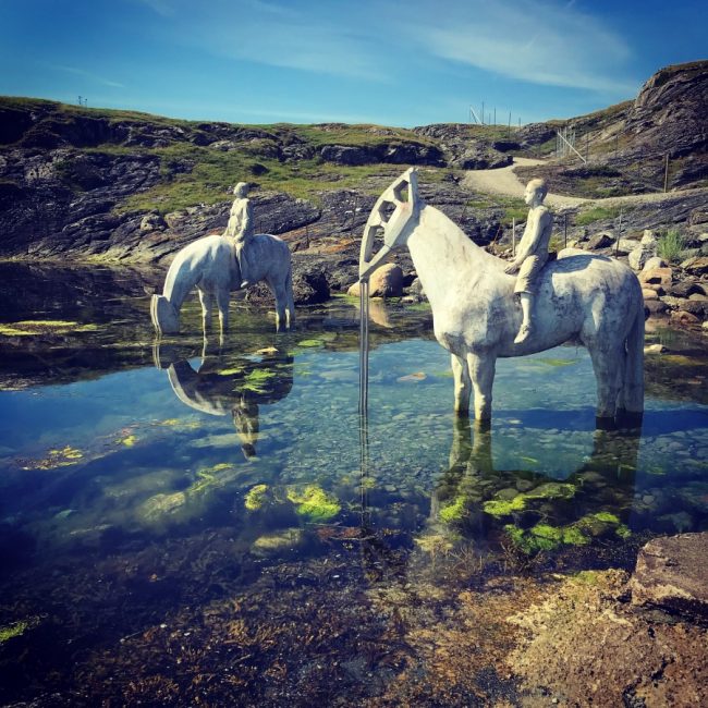 The Rising Tide, by British sculptor Jason deCaires Taylor. Photos by Joakim Lund