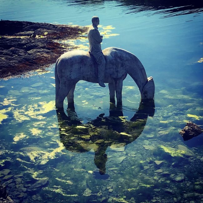 The Rising Tide, by British sculptor Jason deCaires Taylor. Photos by Joakim Lund